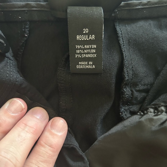 Woman’s Lane Bryant Classic Black Dress Boot Cut Pants - Picture 13 of 15